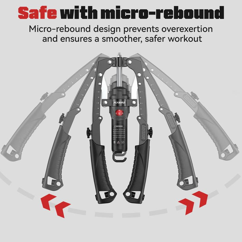 Chest and Arm Twist Machine with Core Trainer - 15-Level Hydraulic Power Chest Press Machine (22-440 lbs)